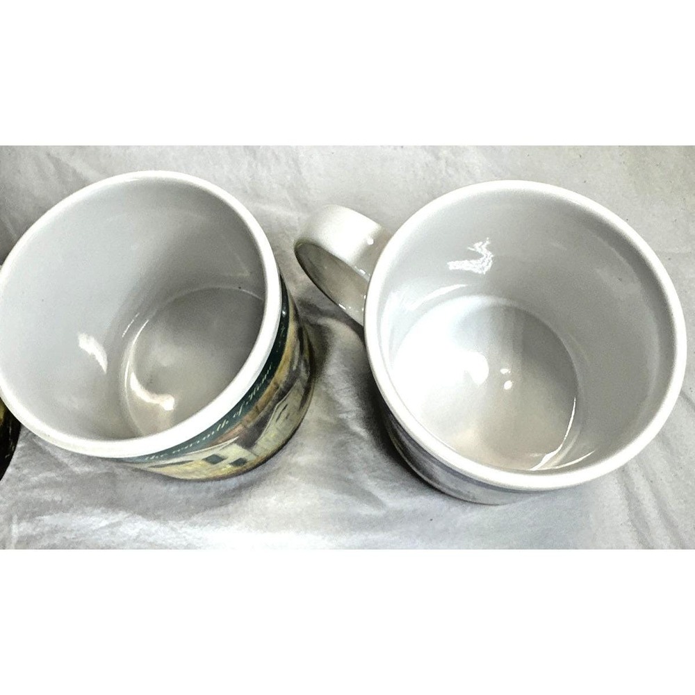 Vintage Thomas Kinkade Four Seasons Mug Set of 4 Complete Collection NOS - Picture 7 of 16